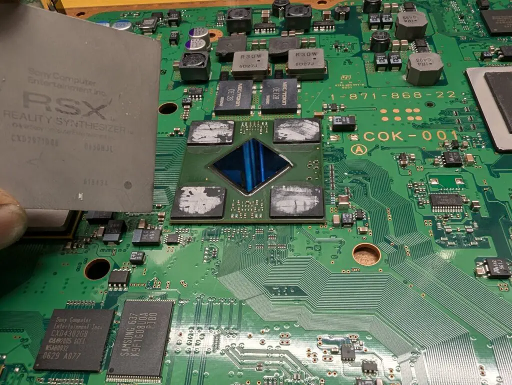 CECHA00のRSX交換時の写真