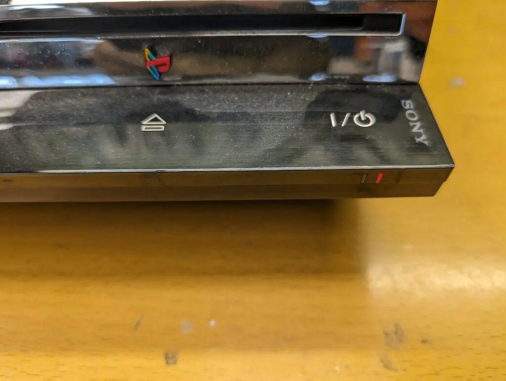 PS3のスタンバイランプの写真