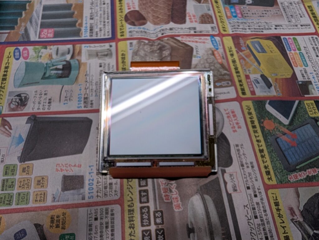ゲームボーイカラーのビネガーシンドローム修理時の写真