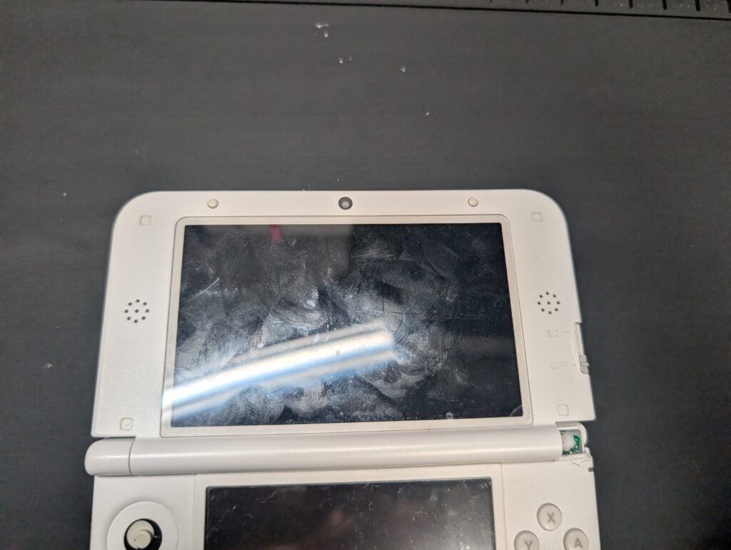 3DSLLの上液晶の写真