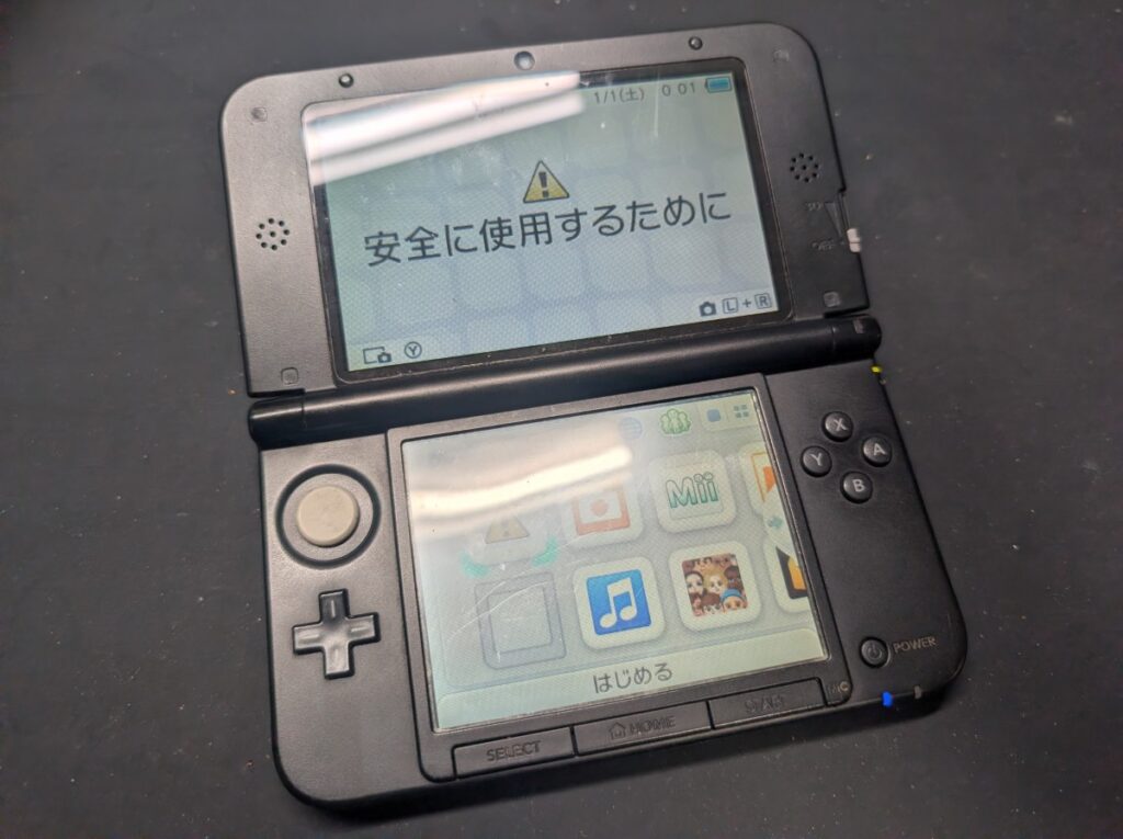 3DSLLの動作点検時の写真