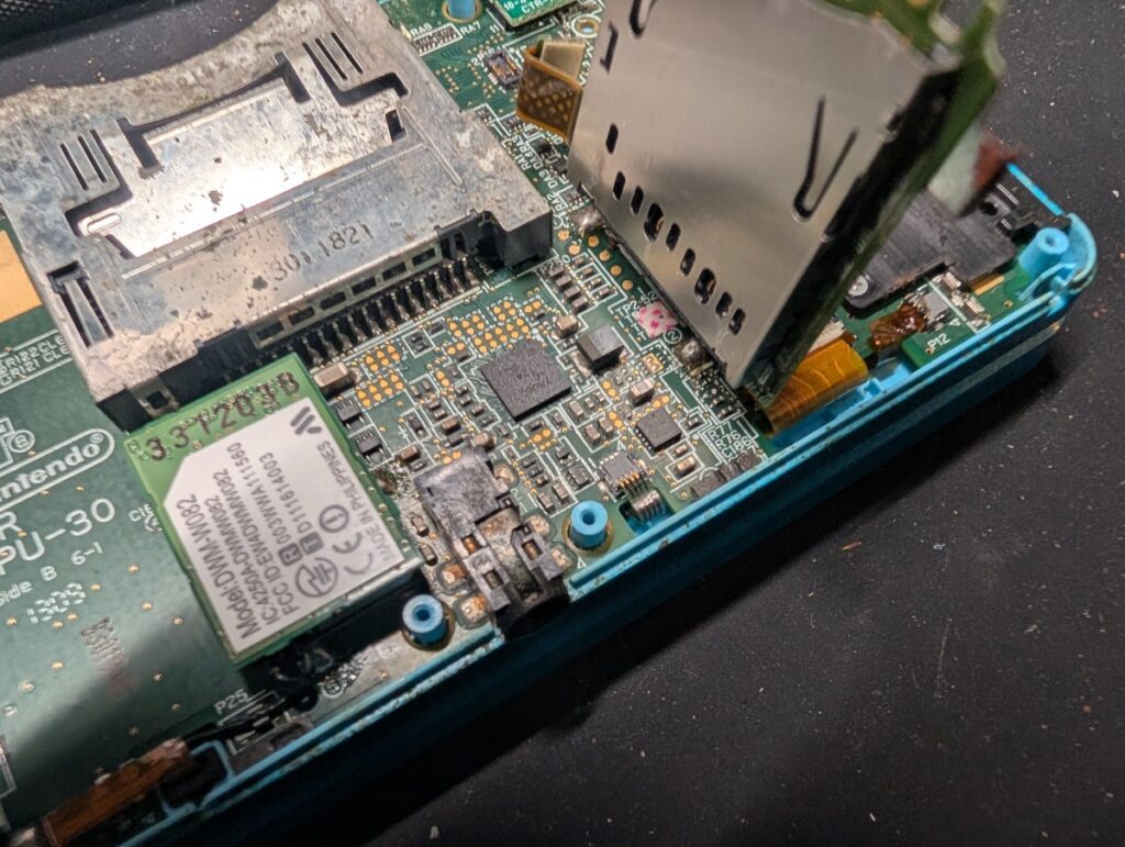 3DSのタッチパネル交換時の写真