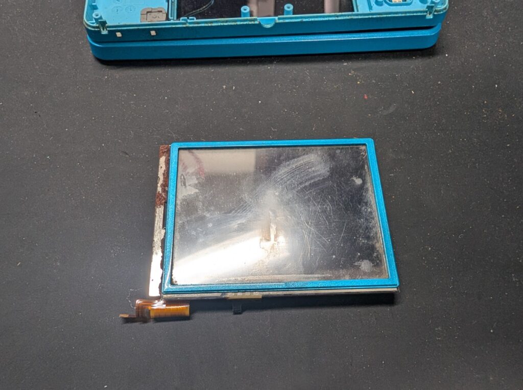 3DSのタッチパネル交換時の写真