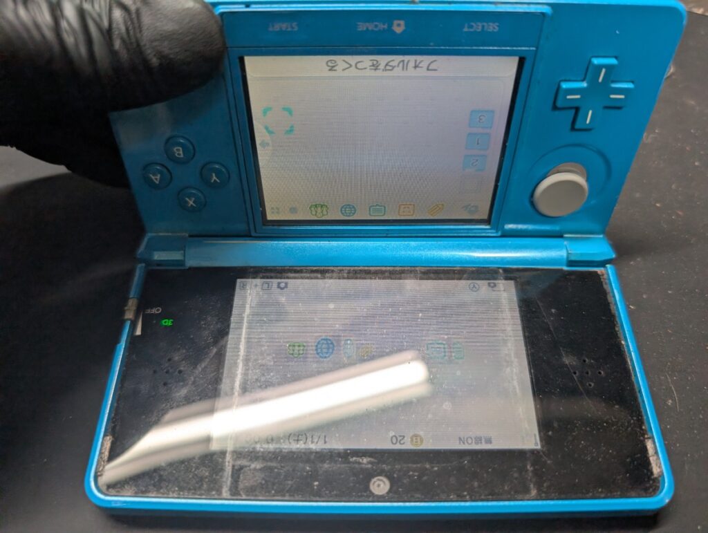 3DSの動作点検時の様子
