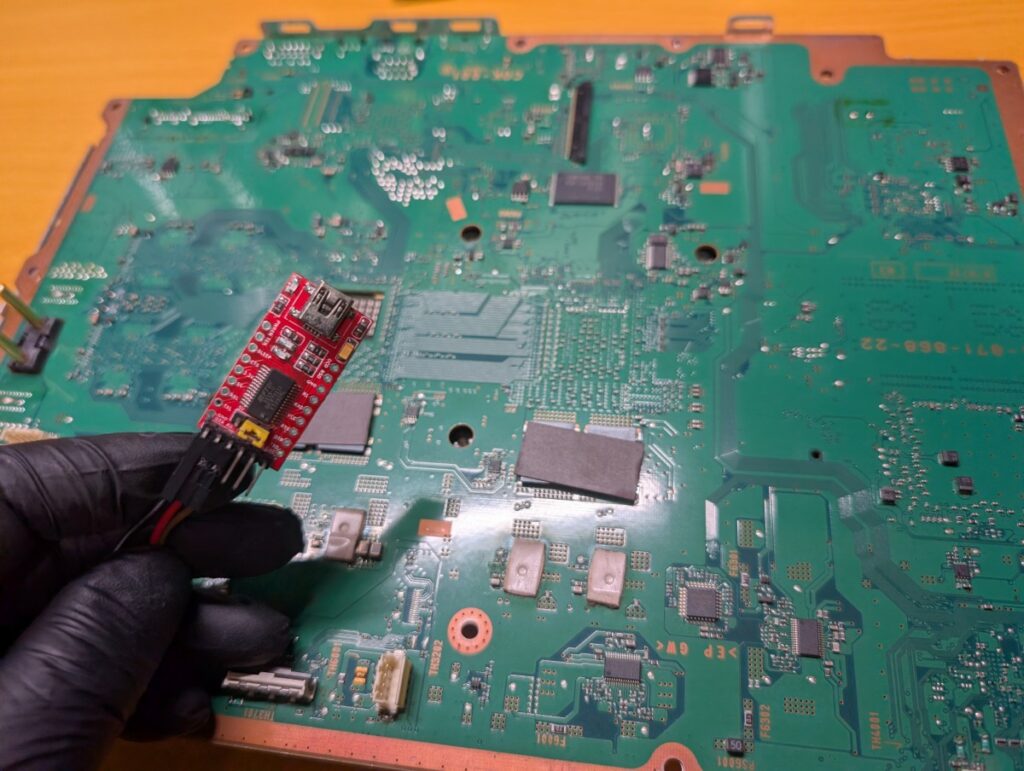 CECHB00のYLOD修理時の様子