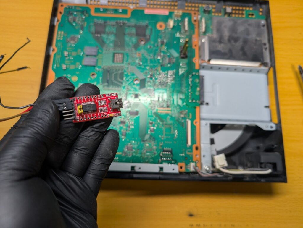 CECHH00のYLODが発生している原因を調べている最中の写真