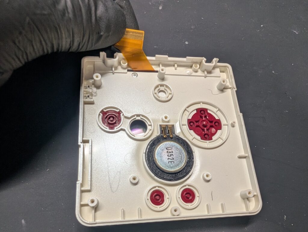 GBASPの分解時の写真