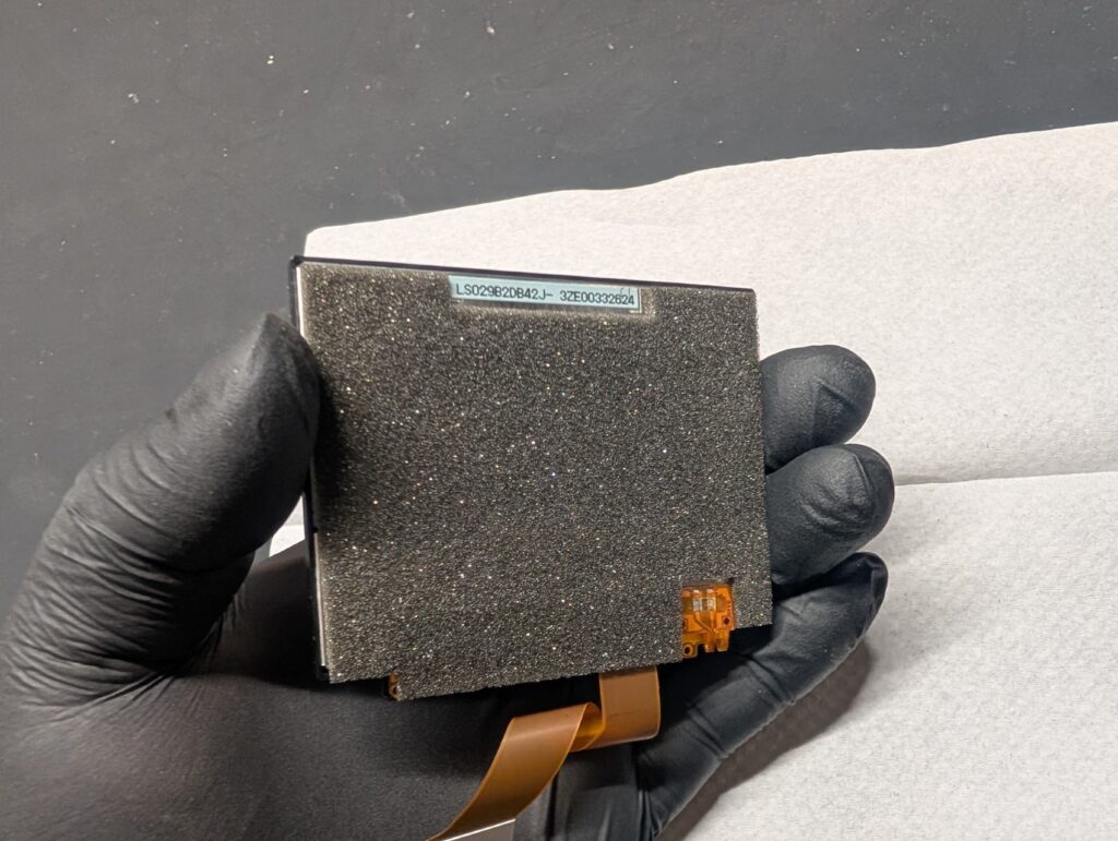 GBASPの液晶修理時の写真