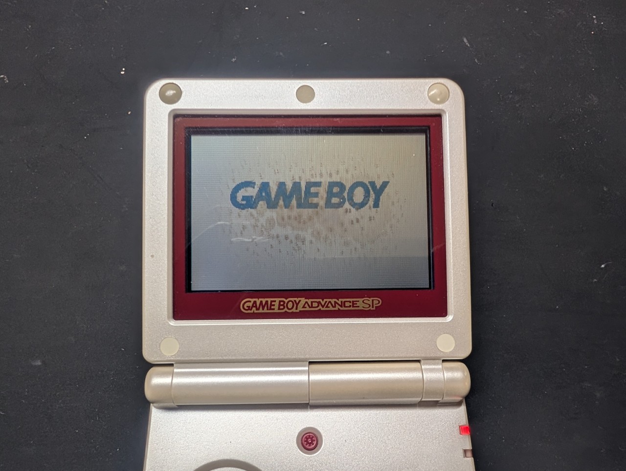 【液晶不良あり】ゲームボーイアドバンスSP GBASP-偏向フィルム交換-2.jpg