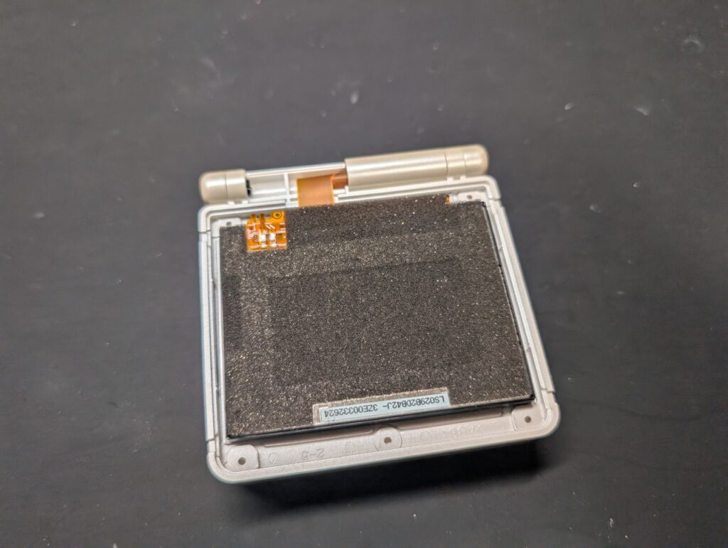 GBASPの分解時の写真