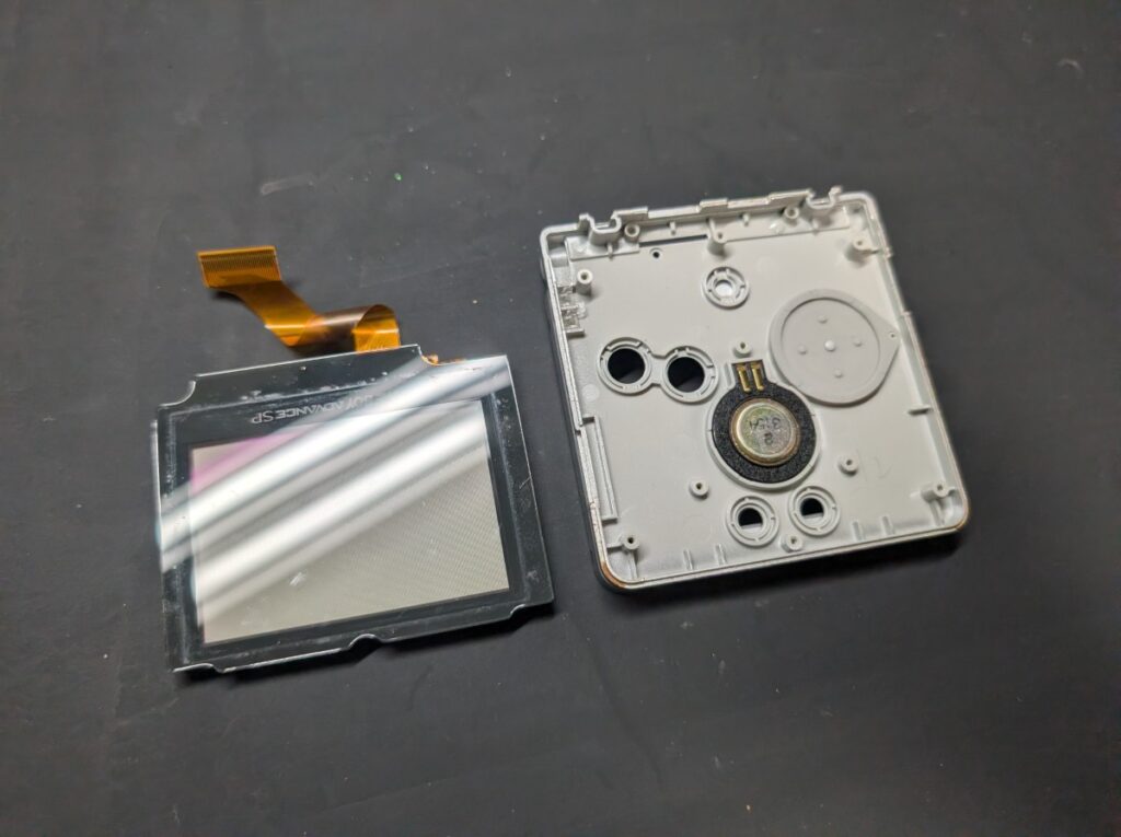 GBASPの外装交換時の写真