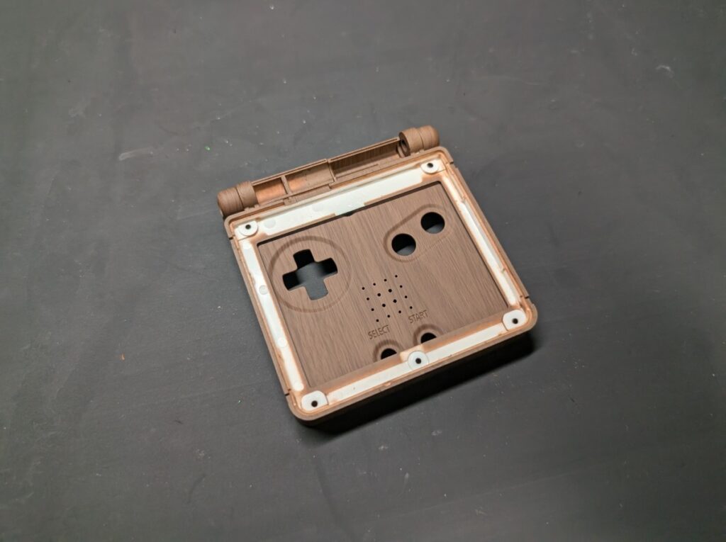 GBASPの外装交換時の写真