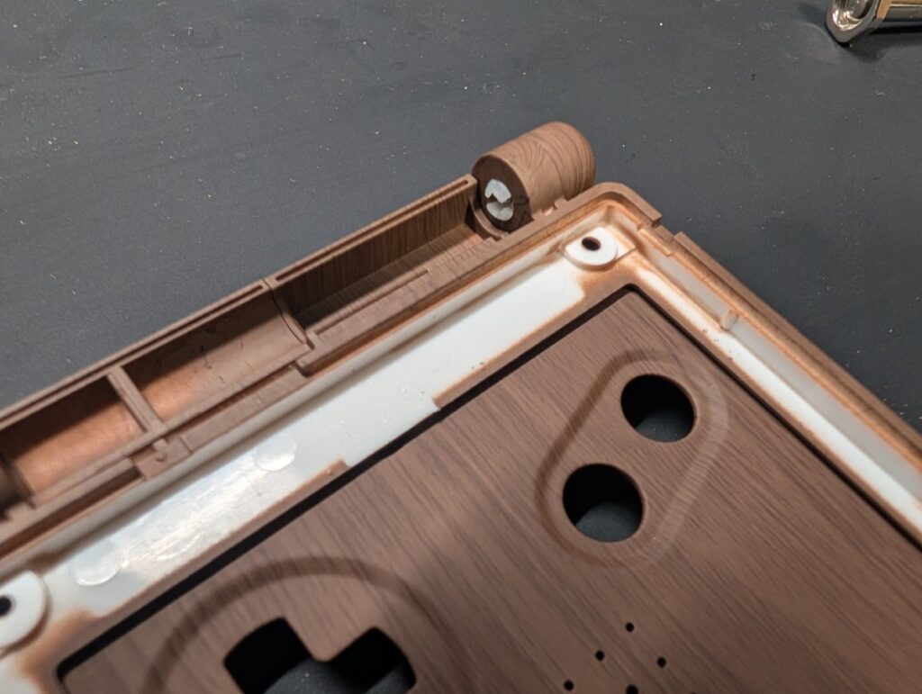 GBASPの外装交換時の写真