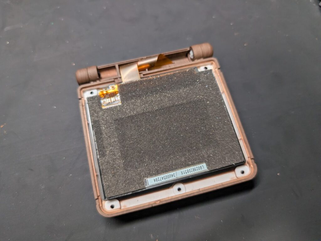 GBASPの外装交換時の写真