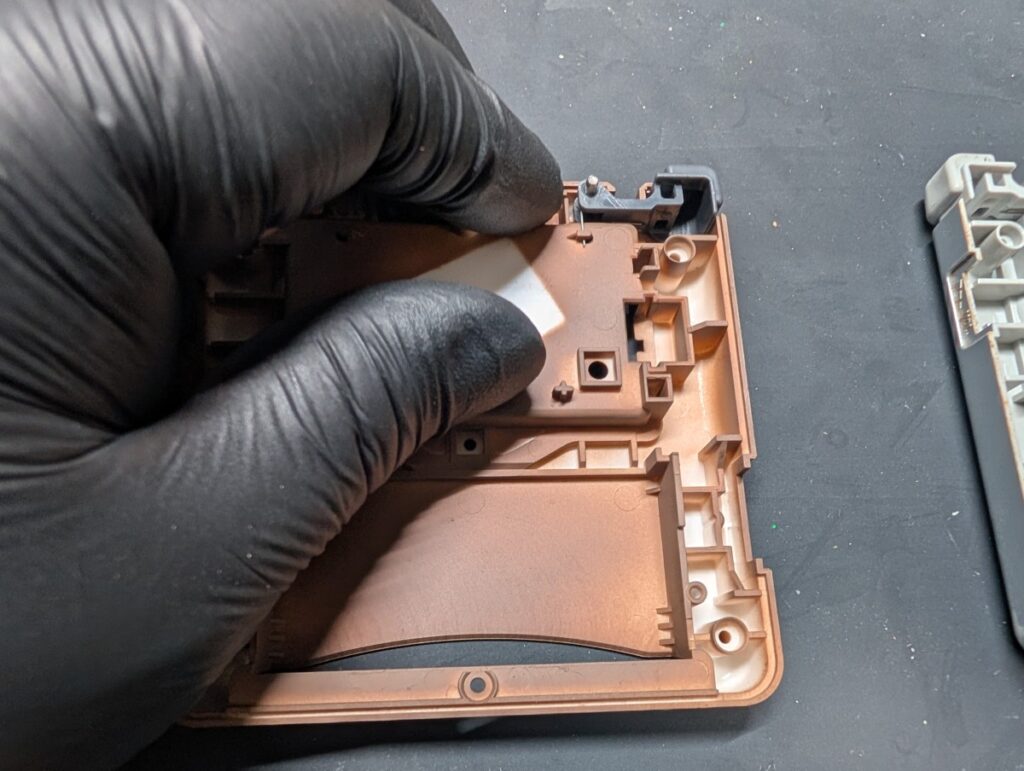 GBASPの外装交換時の写真