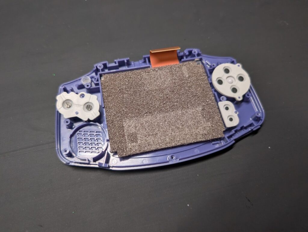 GBAの液晶交換時の写真