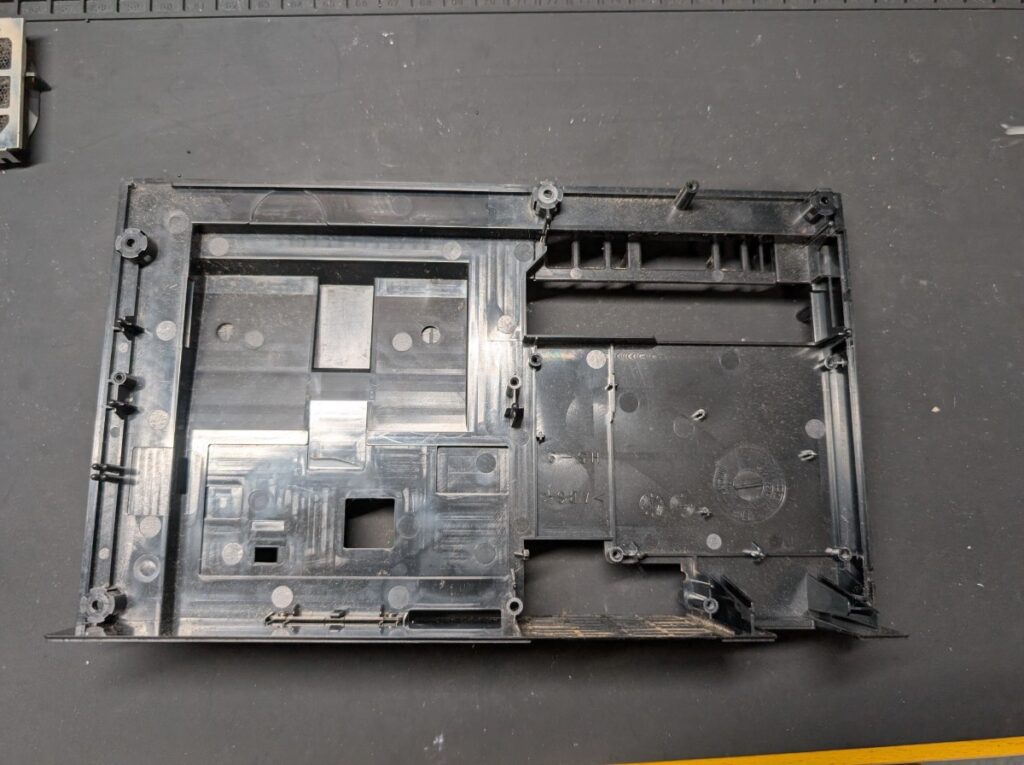 SCPH-10000の清掃時の様子