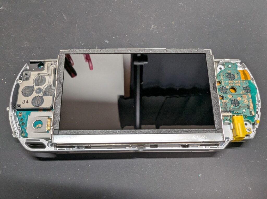 PSP-1000の起動点検時の写真