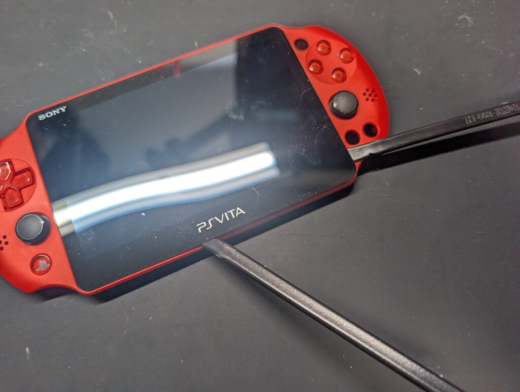 PSvitaの液晶交換時の写真