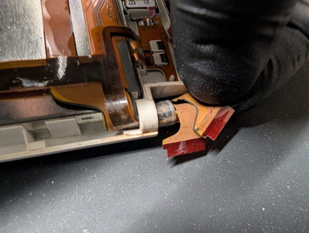 3DSLLの上画面交換時の写真