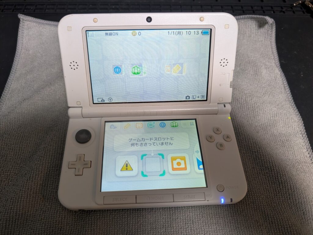 3DSLLの動作点検時の写真