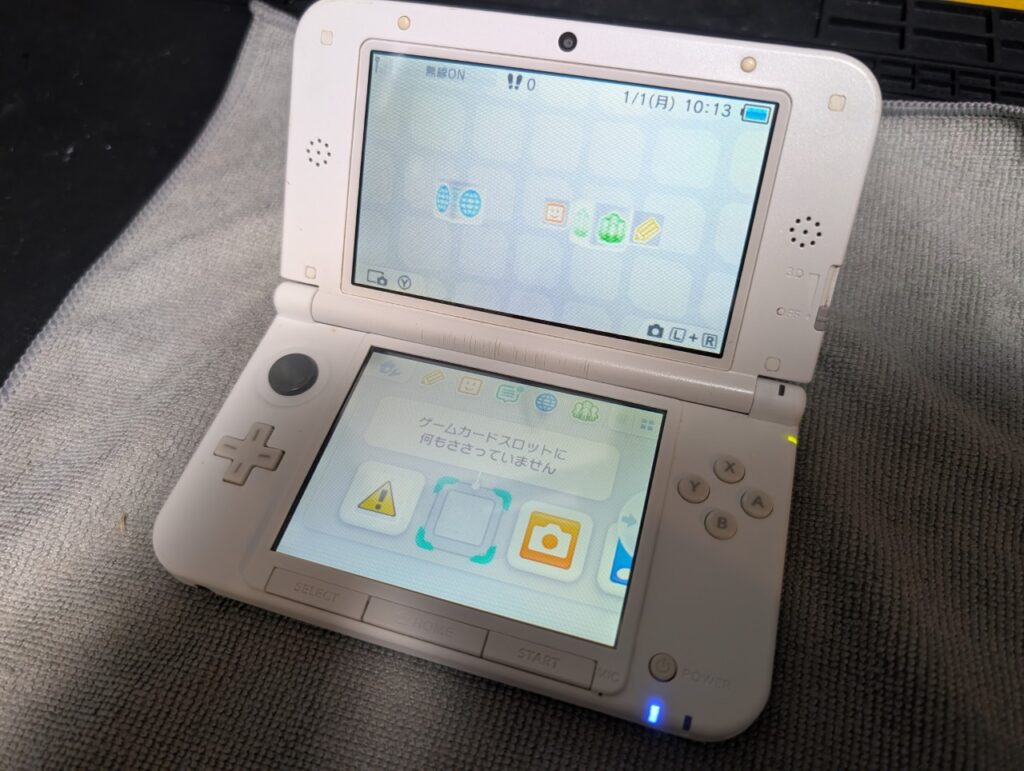 3DSLLの動作点検時の写真