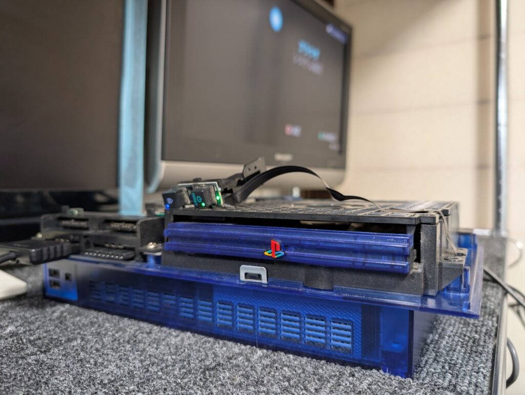  SCPH-37000 の動作点検時の様子