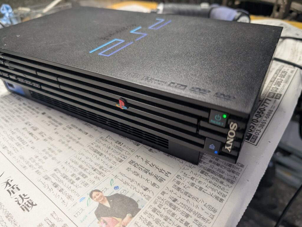 映像が乱れるSCPH-30000の修理時の写真