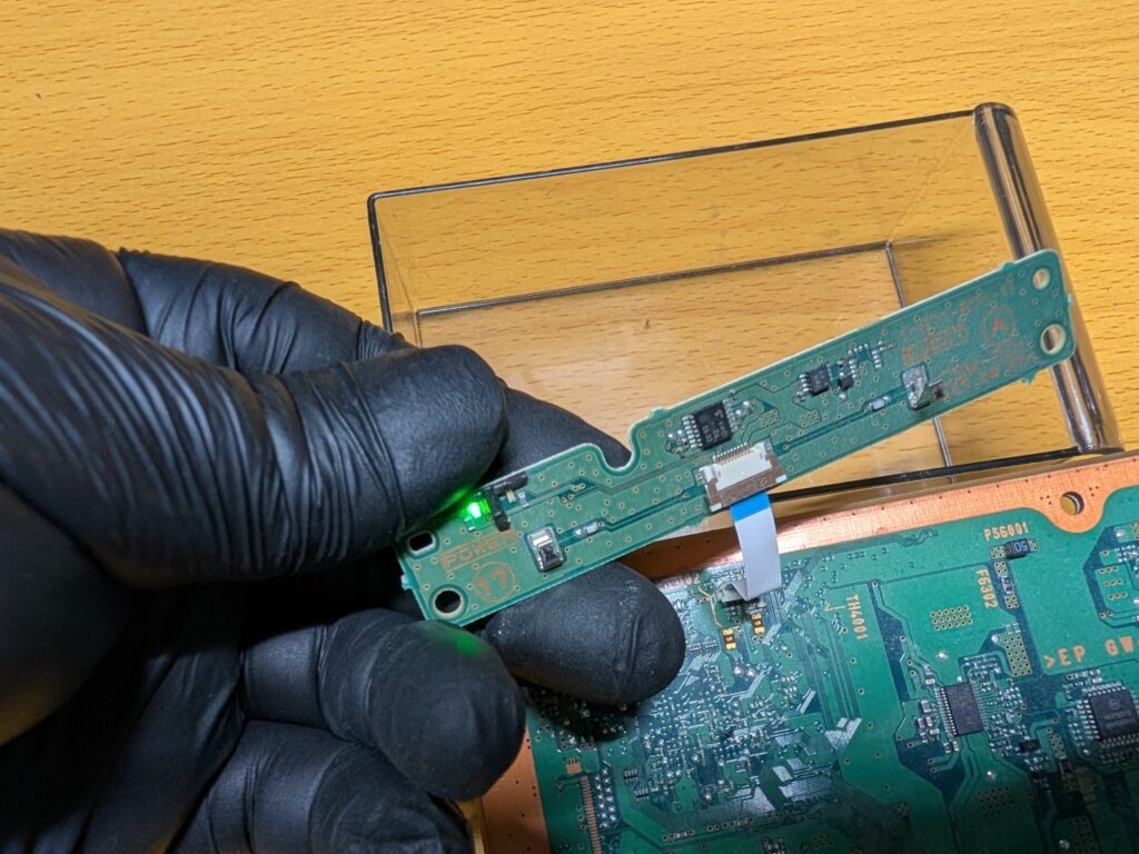 cecha00のYLOD修理後の動作点検時の写真