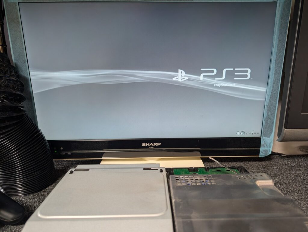 cecha00のYLOD修理後の動作点検時の写真