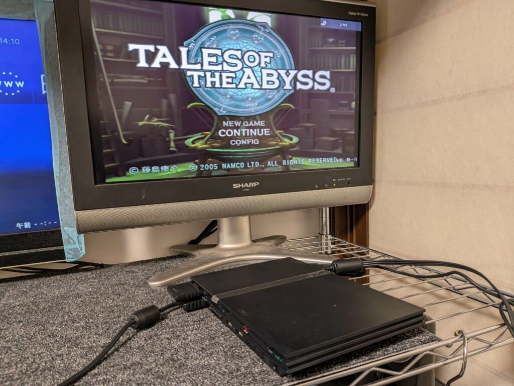 SCPH-75000のピックアップレンズ交換後の動作点検時の写真