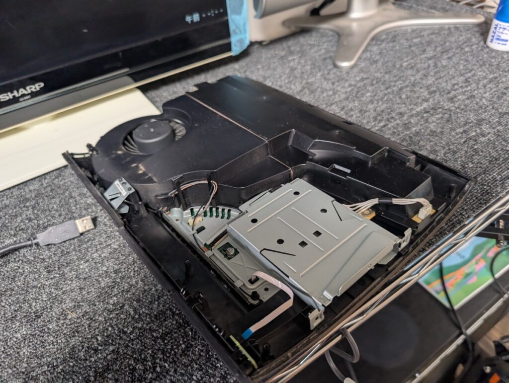 CECH-4300の動作点検時の様子