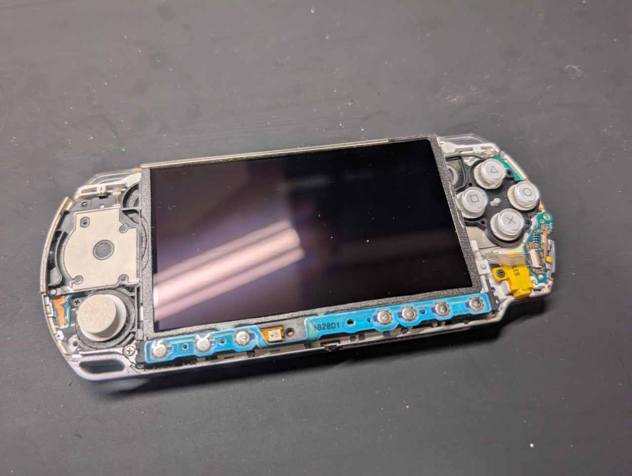PSP-3000の内部の写真