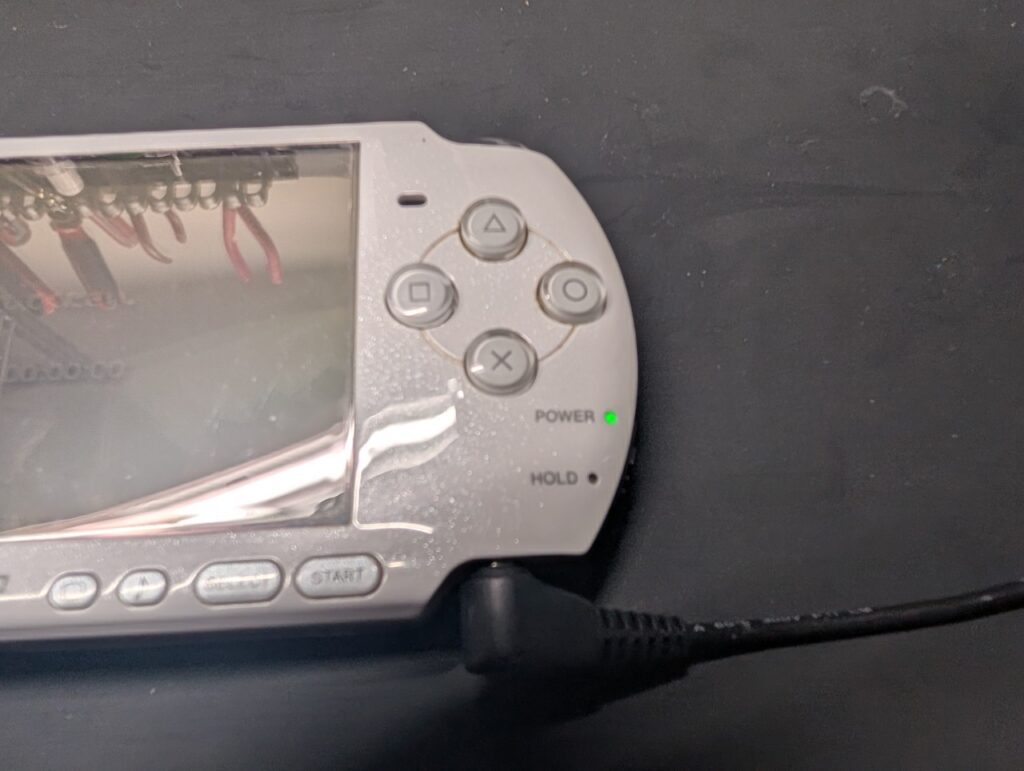 PSP-3000のボタン部分の写真