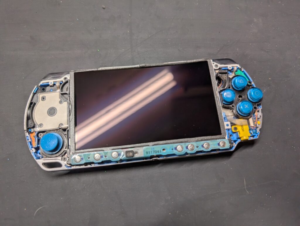 液晶交換時の写真