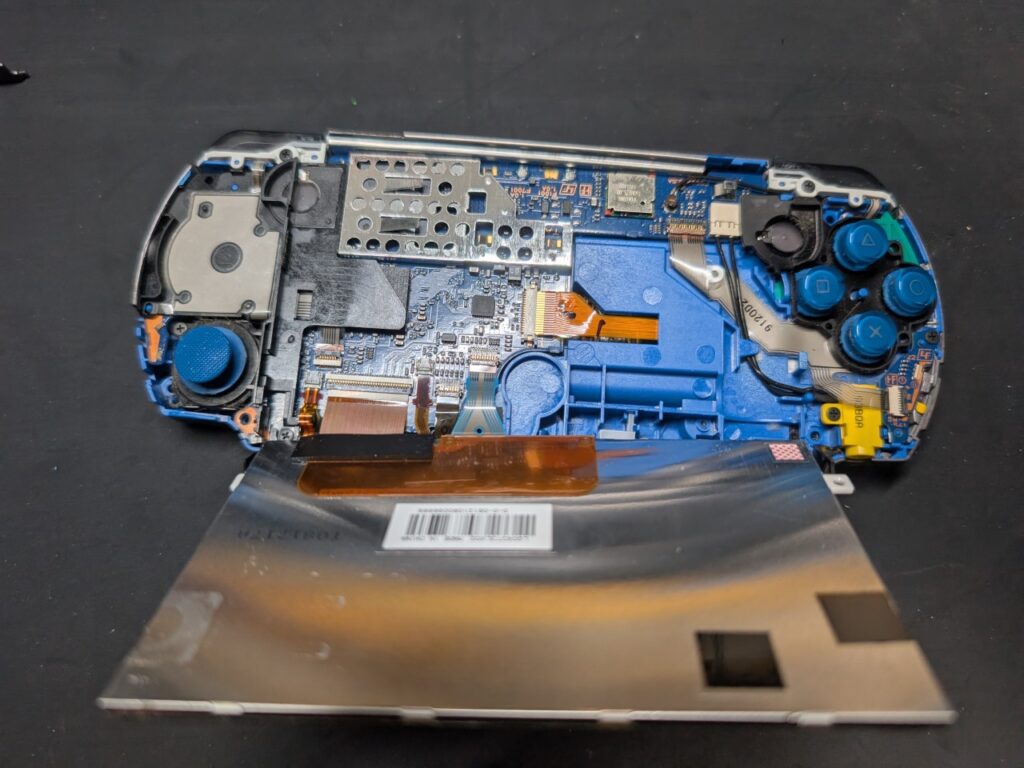 液晶交換時の写真