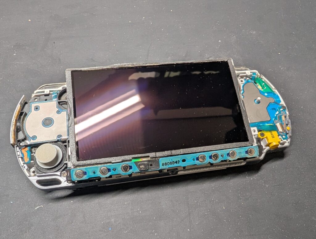 PSP-3000の内部の写真