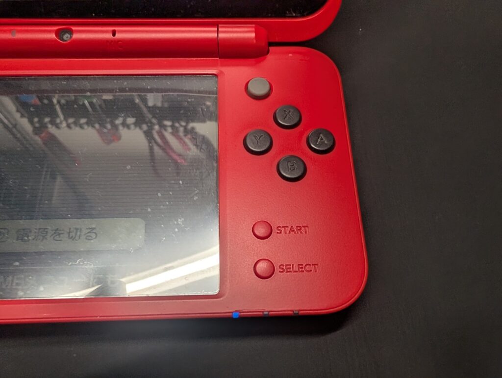 2DSLLのボタン部分の写真