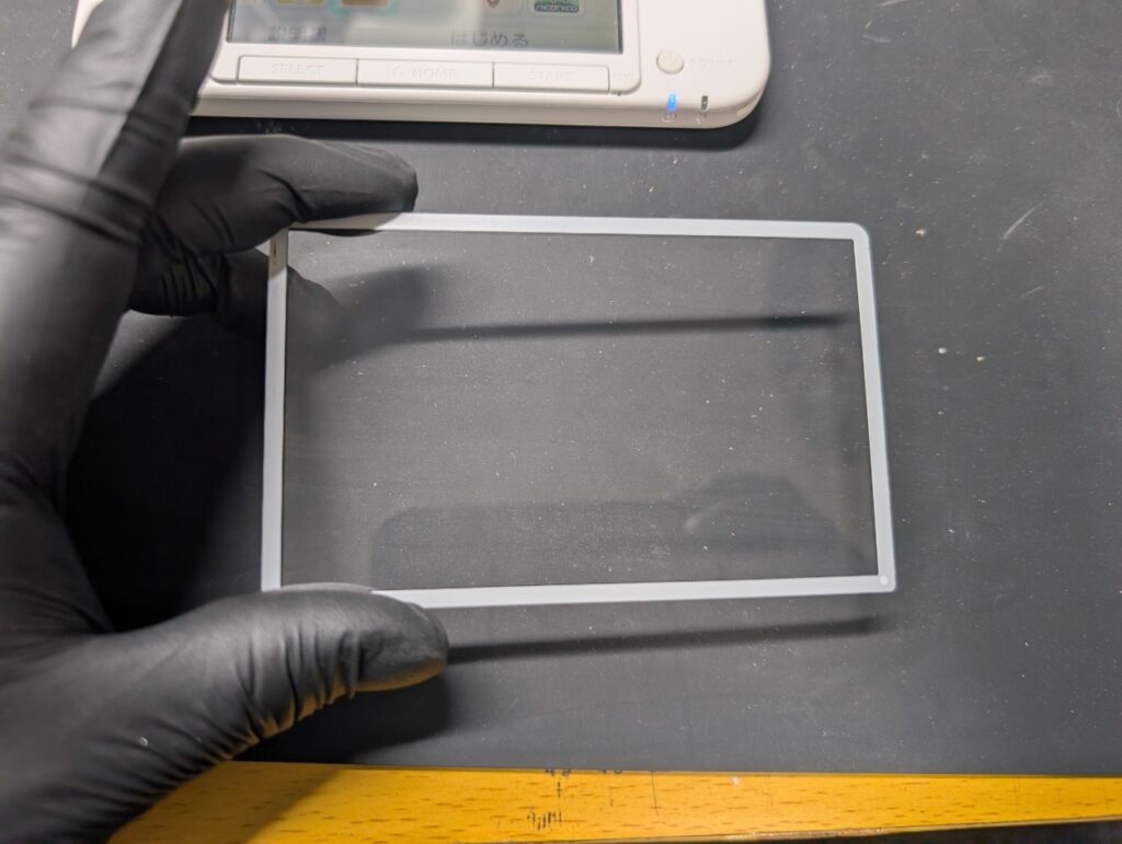 画面交換後の動作点検時の様子