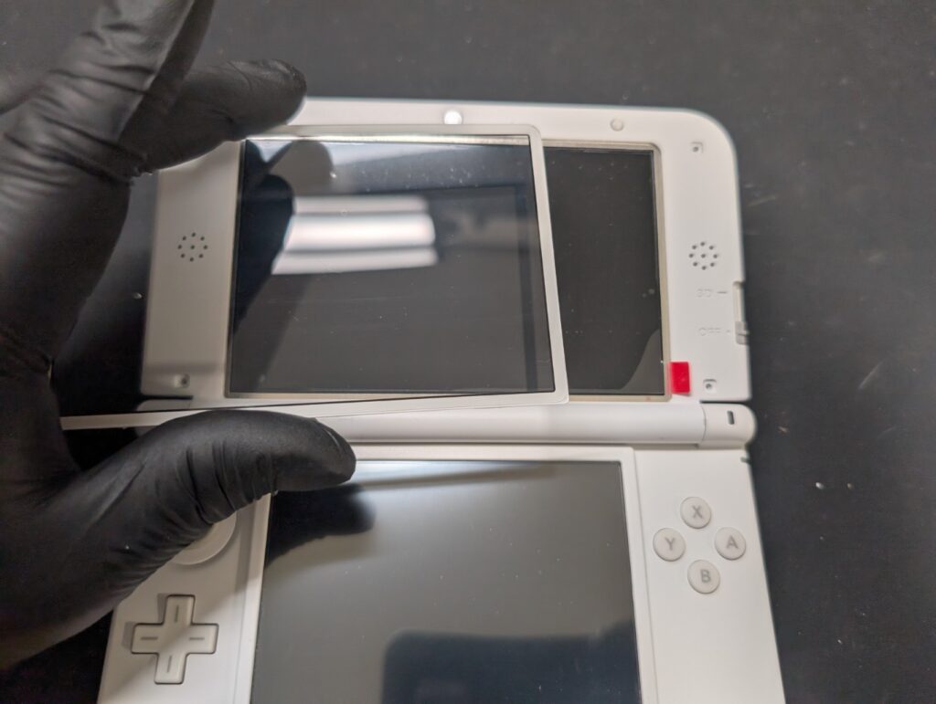 画面交換後の動作点検時の様子