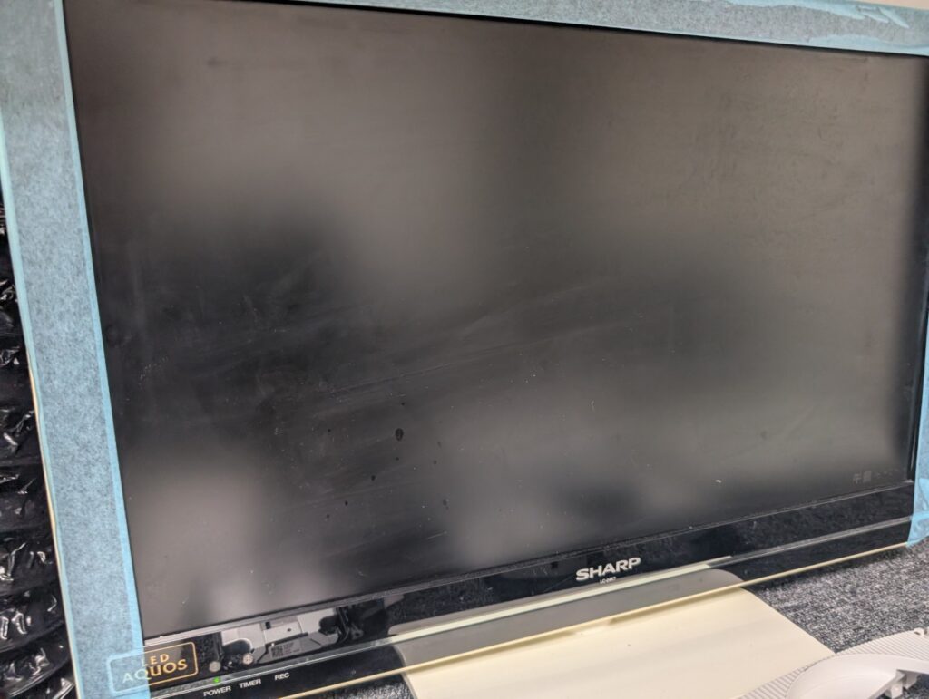 CECH-4000BのHDMI交換後の動作点検時の写真