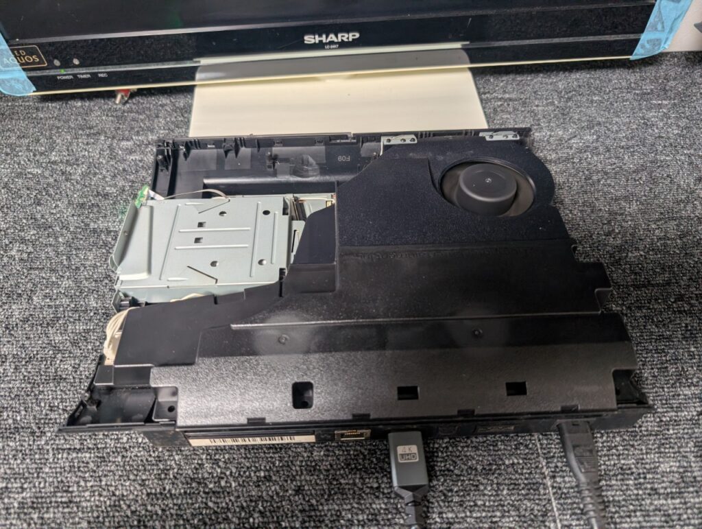 CECH-4000の動作点検時の写真