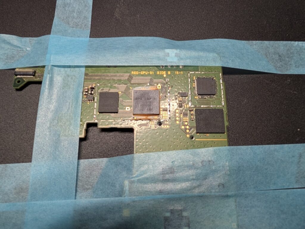 NEW3DSLLの基板修理時の写真