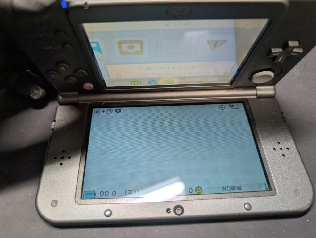 NEW3DSLLの基板修理後の写真