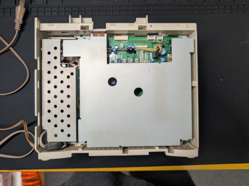 PC-FX本体を分解時の写真