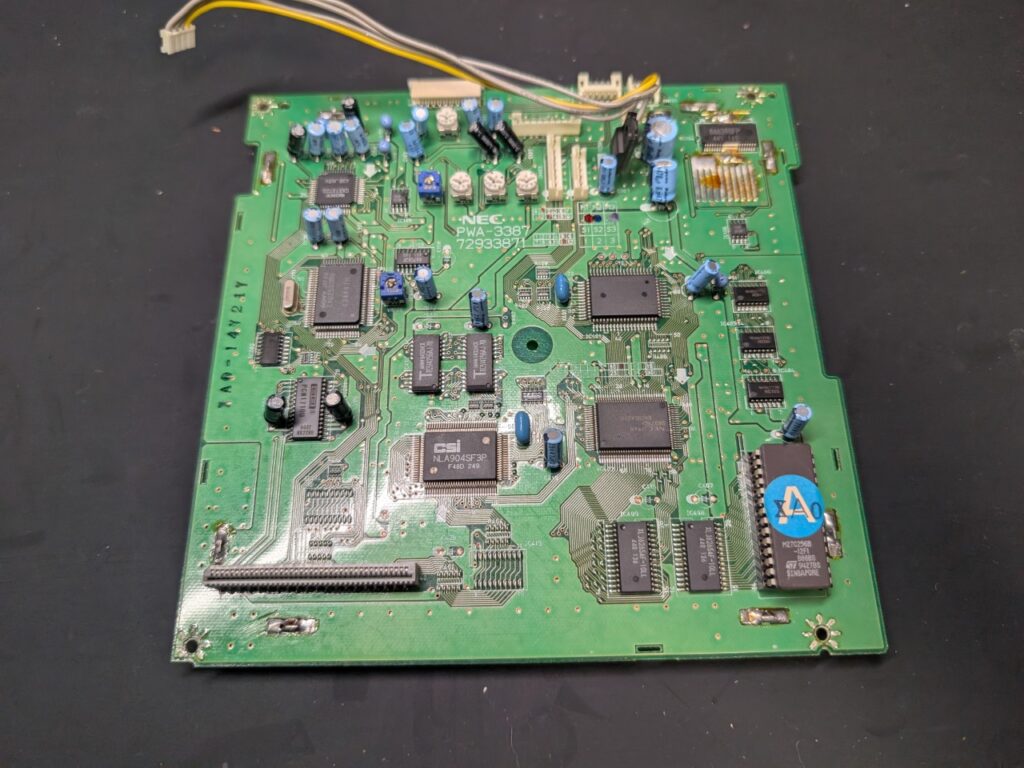 PC-FXのメイン基板の写真