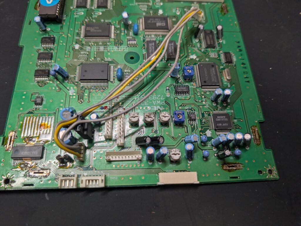 PC-FXのメイン基板の写真