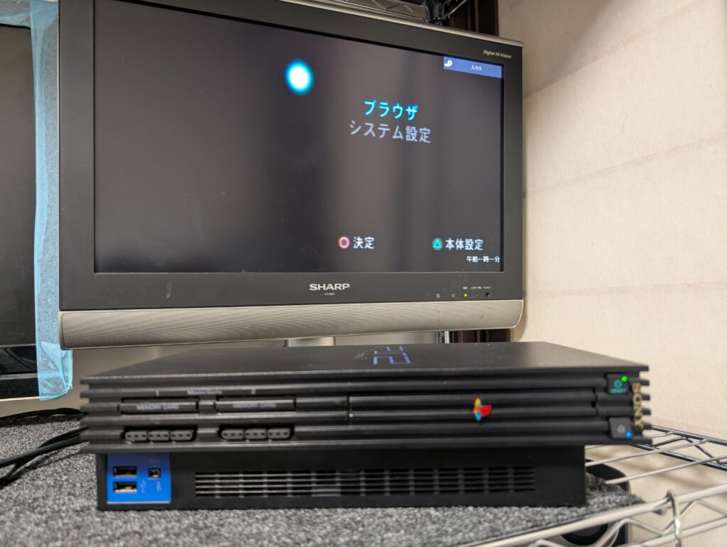 SCPH-30000の動作点検時の写真