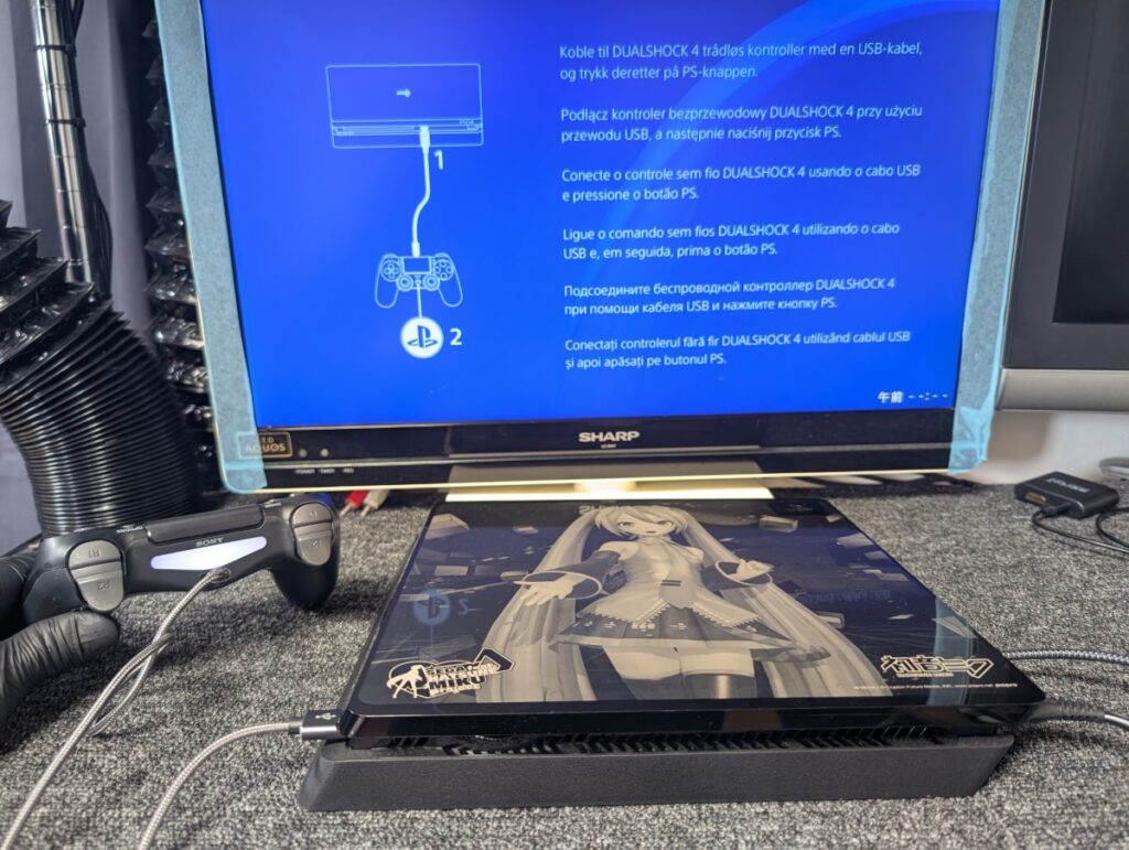 コントローラを認識しないCUH-2000の写真