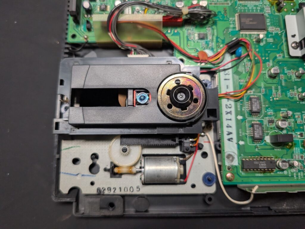 PCエンジンDUOのピックアップレンズの写真